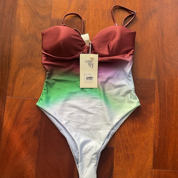 Baobab Collection Multicolor Kids Swim One Piece - Picture 2 of 4